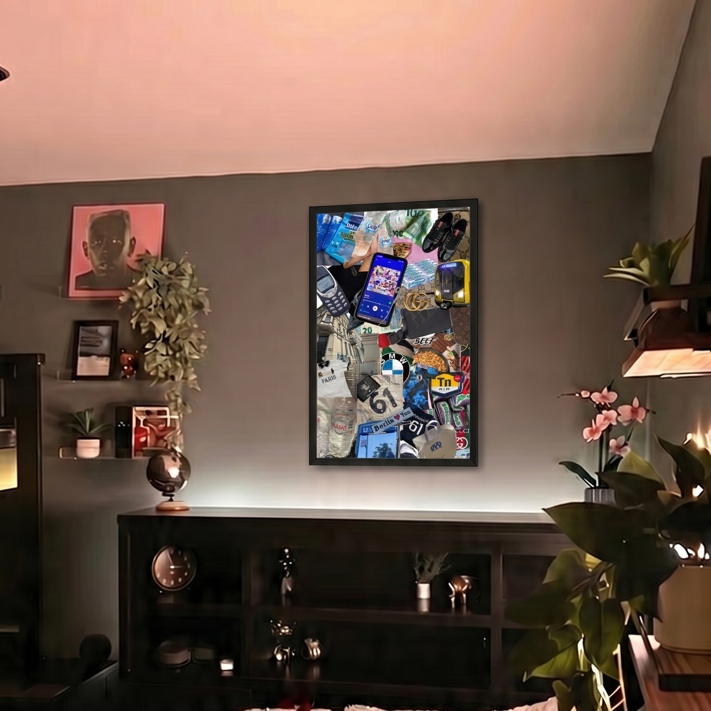 Pasha "Style" Poster mit Rahmen