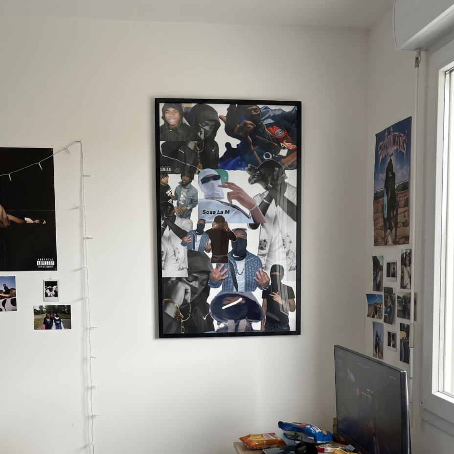 Sosa La M Poster mit Rahmen