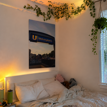 Mehringdamm Poster mit Rahmen
