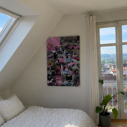Pasha "Pink" Poster mit Rahmen