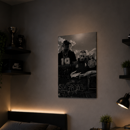 187 "Gang" Poster mit Rahmen